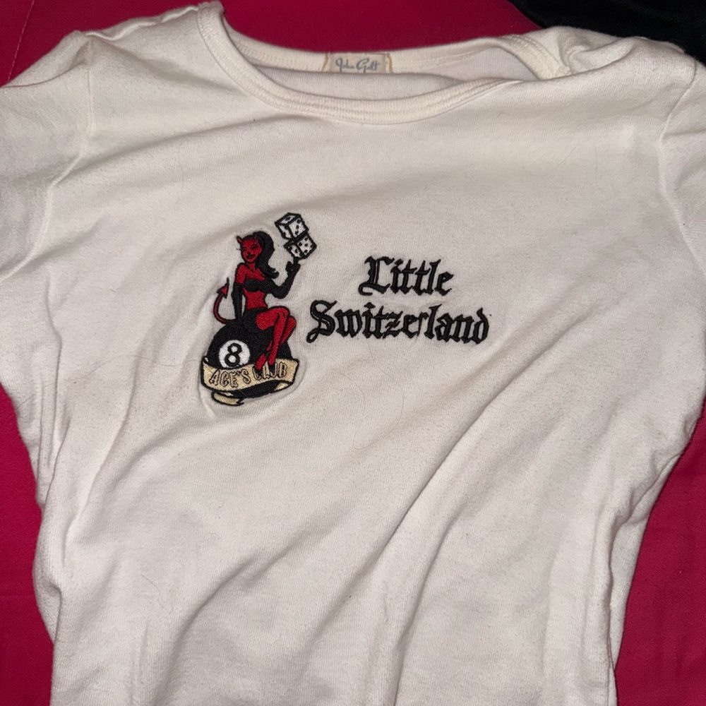 Brandy Melville White Short Sleeve Tee